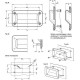 Stainless steel retractable handle GN 7332-155-A-2-EP - screwed