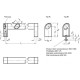 Oval tubular handle GN 335-36-400-A-EL - aluminum, natural anodized