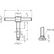 DIN 6304-M20-75-F screw - pin blocked