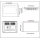 HMI skydelis SK-102HE V3 RS/USB