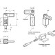 Locking pin GN 722.1-10-20-A-A4 - Stainless steel locking pin