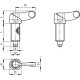 Indexing pin PMT.200-10-M20x1.5-A - steel pin, black oxide, without locknut