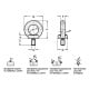 Eye bolt DIN 580-M16-A4