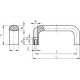 M.643 FM/200 B-6 holder - through holes, front mounting