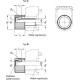 Control knob GN 957-22-B10-B - for position indicators