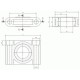 ESTM-10 pillow block bearing