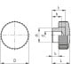 Knurled knob B.220/35 - Duroplast