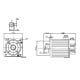 AC servo motor Leadshine ELM-1500LM130E-H - 1500W, 6 Nm, 2500 rpm, 23-bit absolute, brake, seals, Leadshine