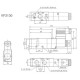 Pneumatic solenoid valve 5/2 monostable 1/4" VF3130-08-DC24V