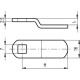 Bolts for cassette handles with a lock PR-CH LPR-0-17