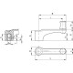 ERFW.44 N-6+I-C1 crank - black technopolymer