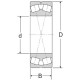 Spherical roller bearing 22218 K ST W33 NTN 90x160x40