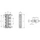 CFB.108 SH-6 hinge - technopolymer