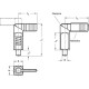 Indexing pin with lever GN 612.3-10-16-B-NI - stainless steel