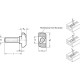 T-slot screw GN 505.4-8-M8-30-1.6 - accessories for T-slot profile systems