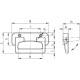 MPE.135-CLEAN sulankstoma rankena - balta