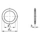 DIN988 1x35x45 A2 spacer - 10 pcs