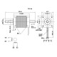 Motor - stepper jack 42BYGH4003 - 0.8Nm 2A, T8x4 300mm