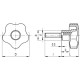 VCT.32-SST-p-M6x16-C2 rankenėlė – oranžinė