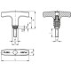 Saugi rankena L.652-S/67 p-M5x16 – kotas su sriegiu