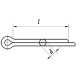 Zawleczka ISO 1234 1.0X10 (100 vnt.)