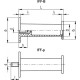 Non-rotating handle IFF.112 B-M10 - with double safety collar, technopolymer