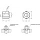 Hexagon nut DIN 6330-M8-B - Hexagon nut