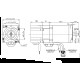 CS-M22313-B hybrid servo stepper motor - 1.3Nm with brake