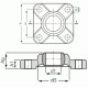 igubal EFSM-10 flange bearing