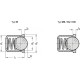 GN 614-12-KU latch - body made of technopolymer based on acetal resin pom