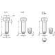 Pressure screw with ball GN 606-M6-16-V - steel