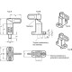 Fiksavimo kaištis GN 722.2-20-30-A-SW – juodas plienas