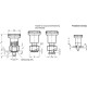 Indexing pin GN 607.2-6-10.5-ST - for mounting on thin walls, without locking in the upright position