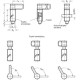 Indexing pin with lever GN 712-8-M16x1.5-A - pull-out pin