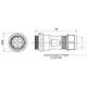 Electrical connector TS21RS03 30A/500V