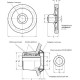 Handwheel, safe GN 321.6-160-K12-A - without handle