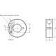 Threaded retaining ring GN 706.3-20-M8x1-NI - stainless steel