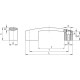 EBR.150-8-C5 rankena – technopolimero mėlyna