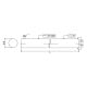 Stainless steel guide shaft fi25 h6 - 150mm