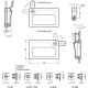 Užraktas GN 115-HG-38-SW – juodas cinko liejimas