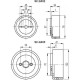 SC.GXX2 indicator clamps - for RPM indicator, technopolymer