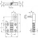 Hinge with switch direct CFSQ.60-SH-6-FBD-5