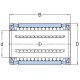 SKF LBCR 40 D-2LS closed linear bearing