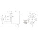 ISC3806-001G-100BZ1-5-30F prieauginis enkoderis, 100 imp/ap., 5-30 VDC, fi38mm, 6 mm velenas, stūmimas ir traukimas, Yumo