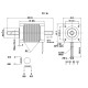 Variklis - žingsninis lizdas 42BYGH4003 - 0.8Nm 2A, T8x4 500mm