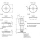 Swivel foot GN 40-80-M16-75-A3-UK - Swivel foot