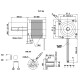 Stepper motor with screw 57BYGH3302 - 1.5Nm, 2.5A T10x4 500mm