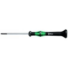 WERA Precision screwdriver TX9x60mm, with hole, Kraftform Micro 2067 BO