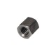 Trapezoidal hexagonal steel nut 20x4 L