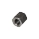 Trapezoidal hexagonal steel nut 28x5